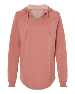 Independent Trading Co. Women’s Lightweight California Wave Wash Hooded Sweatshirt - Image 5
