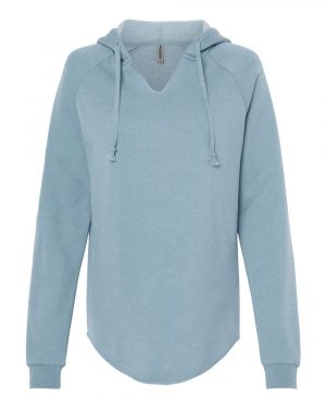 Independent Trading Co. Women’s Lightweight California Wave Wash Hooded Sweatshirt - Image 4