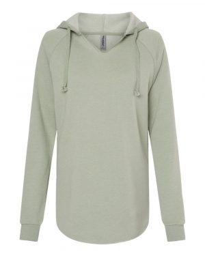 Independent Trading Co. Women’s Lightweight California Wave Wash Hooded Sweatshirt - Image 3