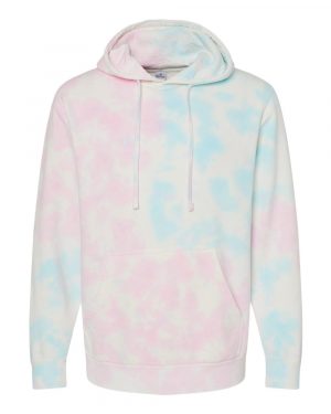 Independent Trading Co. Midweight Tie-Dyed Hooded Sweatshirt - Image 5