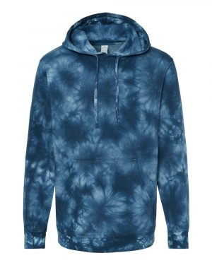 Independent Trading Co. Midweight Tie-Dyed Hooded Sweatshirt - Image 4