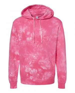 Independent Trading Co. Midweight Tie-Dyed Hooded Sweatshirt - Image 3