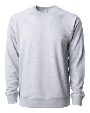 Independent Trading Co. Icon Lightweight Loopback Terry Crewneck Sweatshirt