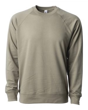 Independent Trading Co. Icon Lightweight Loopback Terry Crewneck Sweatshirt - Image 6