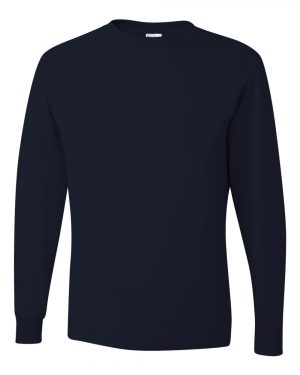 JERZEES Dri-Power® Long Sleeve 50/50 T-Shirt - Image 11