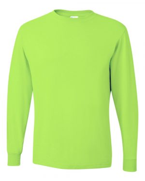 JERZEES Dri-Power® Long Sleeve 50/50 T-Shirt - Image 6