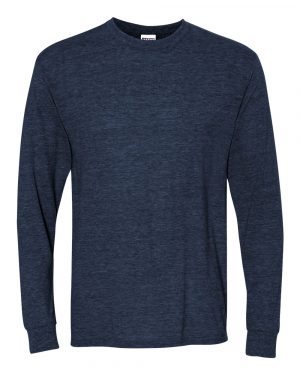 JERZEES Dri-Power® Long Sleeve 50/50 T-Shirt - Image 3
