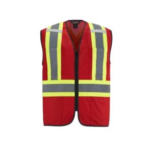 Canada Sportswear Hi-vis Zipper Front Vest - Image 3