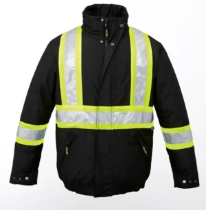 Canada Sportswear Men's Hi-vis Insulated Bomber Jacket - Image 2
