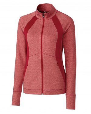 Cutter & Buck Womens Shoreline Colorblock Full-Zip - Image 2