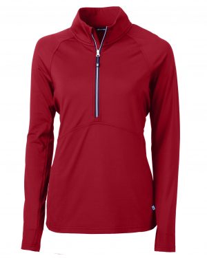 Cutter & Buck Adapt Eco Knit Stretch Recycled Womens Half Zip Pullover - Image 5