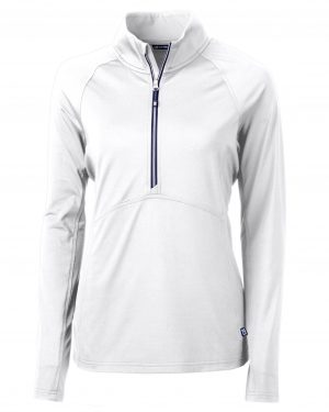 Cutter & Buck Adapt Eco Knit Stretch Recycled Womens Half Zip Pullover