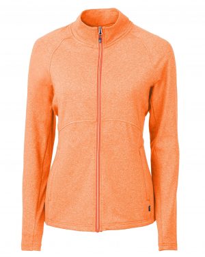 Cutter & Buck Adapt Eco Knit Heather Recycled Womens Full Zip - Image 4