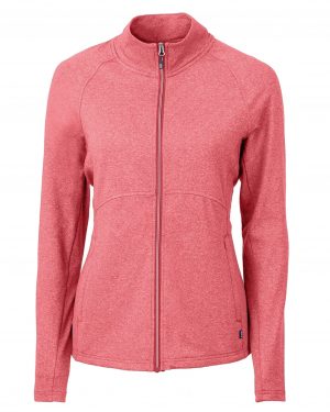 Cutter & Buck Adapt Eco Knit Heather Recycled Womens Full Zip - Image 6