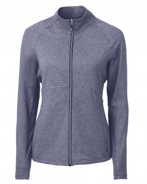 Cutter & Buck Adapt Eco Knit Heather Recycled Womens Full Zip - Image 9