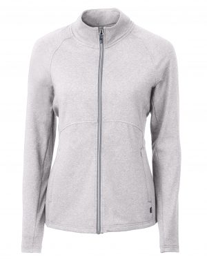 Cutter & Buck Adapt Eco Knit Heather Recycled Womens Full Zip - Image 10
