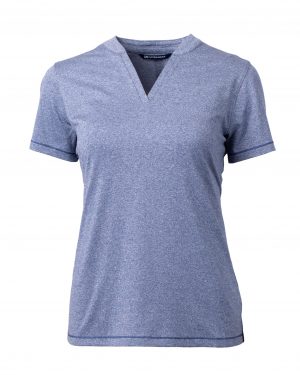 Cutter & Buck Forge Heathered Stretch Womens Blade Top - Image 5