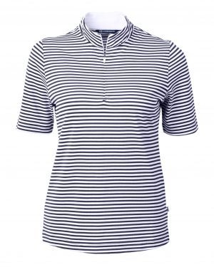 Cutter & Buck Virtue Eco Pique Stripe Recycled Womens Top - Image 5