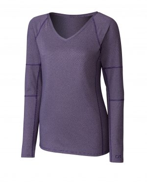 Cutter & Buck L/S Victory V Neck - Image 2