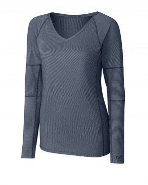 Cutter & Buck L/S Victory V Neck - Image 3