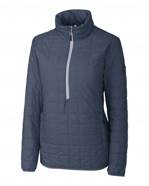 Cutter & Buck Rainier PrimaLoft® Womens Eco Insulated Rainier Half Zip Popover Quilted Jacket - Image 2