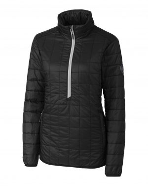 Cutter & Buck Rainier PrimaLoft® Womens Eco Insulated Rainier Half Zip Popover Quilted Jacket - Image 3