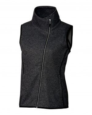 Cutter & Buck Mainsail Sweater Knit Womens Asymmetrical Vest - Image 3