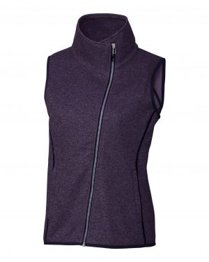 Cutter & Buck Mainsail Sweater Knit Womens Asymmetrical Vest - Image 4