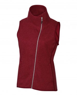 Cutter & Buck Mainsail Sweater Knit Womens Asymmetrical Vest - Image 5