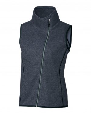 Cutter & Buck Mainsail Sweater Knit Womens Asymmetrical Vest - Image 7