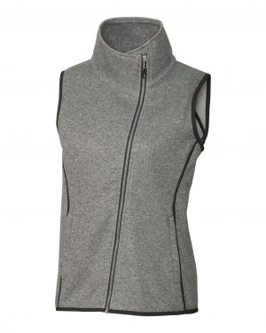 Cutter & Buck Mainsail Sweater Knit Womens Asymmetrical Vest - Image 8