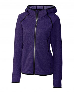 Cutter & Buck Mainsail Sweater-Knit Hoodie Womens Full Zip Jacket - Image 4