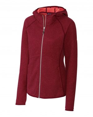 Cutter & Buck Mainsail Sweater-Knit Hoodie Womens Full Zip Jacket - Image 5