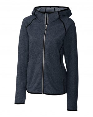 Cutter & Buck Mainsail Sweater-Knit Hoodie Womens Full Zip Jacket - Image 7