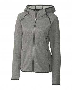 Cutter & Buck Mainsail Sweater-Knit Hoodie Womens Full Zip Jacket - Image 8