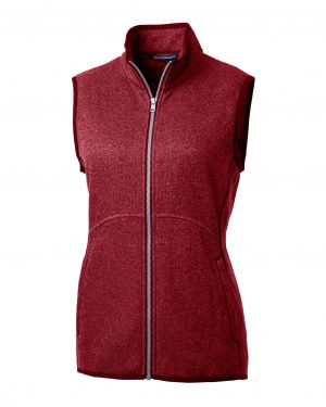 Cutter & Buck Mainsail Sweater Knit Womens Full Zip Vest - Image 3