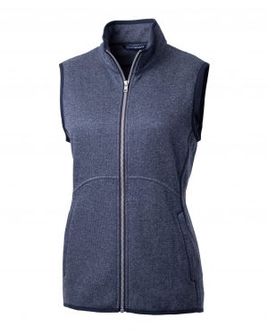 Cutter & Buck Mainsail Sweater Knit Womens Full Zip Vest - Image 4