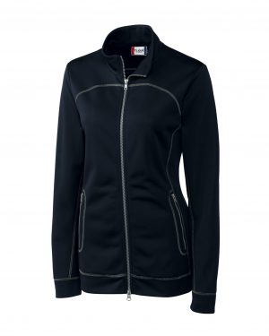 Clique Helsa Performance Womens Full Zip Knit Jacket - Image 4