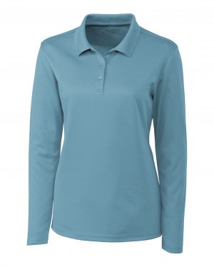 Clique Spin Eco Performance Jersey Long Sleeve Womens Polo - Image 2