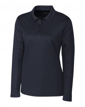 Clique Spin Eco Performance Jersey Long Sleeve Womens Polo - Image 3