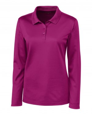 Clique Spin Eco Performance Jersey Long Sleeve Womens Polo - Image 4