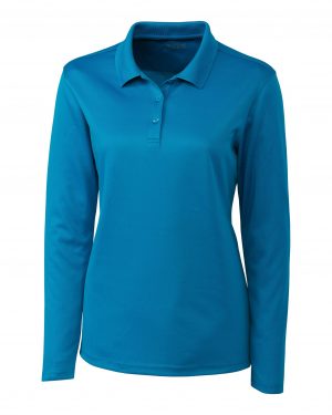 Clique Spin Eco Performance Jersey Long Sleeve Womens Polo - Image 7