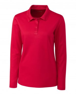 Clique Spin Eco Performance Jersey Long Sleeve Womens Polo - Image 9