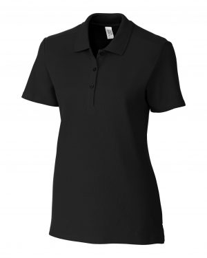Clique Addison All Cotton Pique Short Sleeve Womens Polo - Image 2