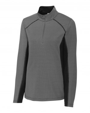 Clique Ice Pique Colorblock Womens Half-Zip Tech Pullover Top - Image 6