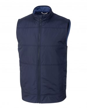 Cutter & Buck Stealth Hybrid Quilted Mens Windbreaker Vest - Image 3