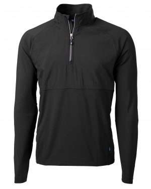 Cutter & Buck Adapt Eco Knit Hybrid Recycled Mens Quarter Zip - Image 4