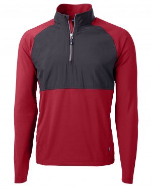 Cutter & Buck Adapt Eco Knit Hybrid Recycled Mens Quarter Zip - Image 5