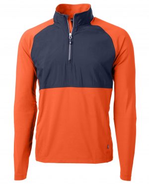 Cutter & Buck Adapt Eco Knit Hybrid Recycled Mens Quarter Zip - Image 6