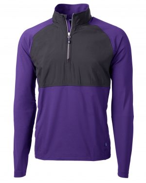 Cutter & Buck Adapt Eco Knit Hybrid Recycled Mens Quarter Zip - Image 7